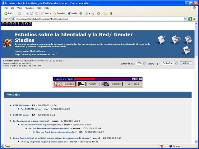 Creación del foro Estudios sobre la Identidad y la Red