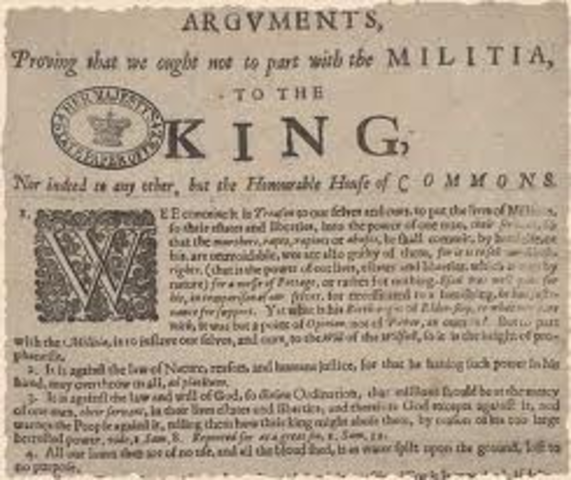 Parliamnt Takes Militia