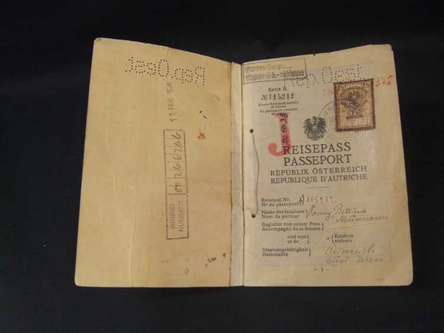 Jewish Passports Stamped With 'J'