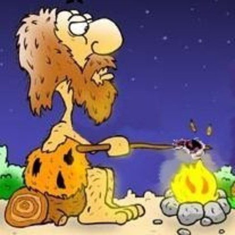 Hominids use controlled fires.