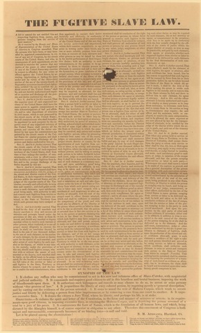 The Fugitve  Slave Law