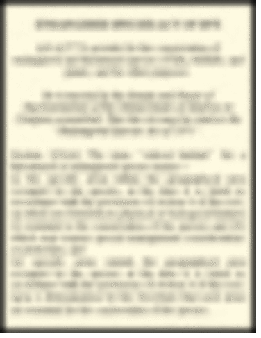 Endangered Species Act