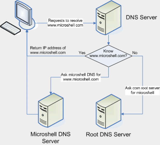 Domain name addressing system