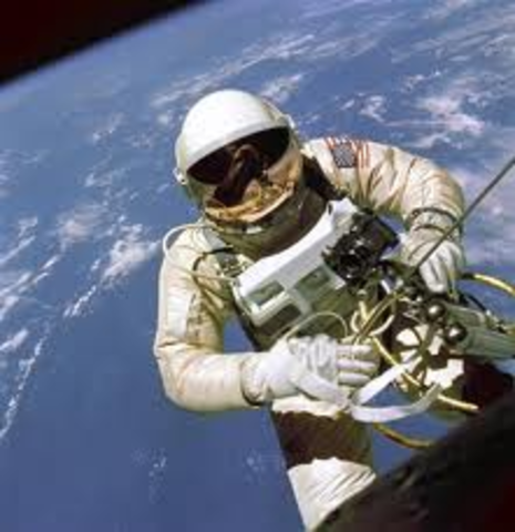 American's first spacewalk