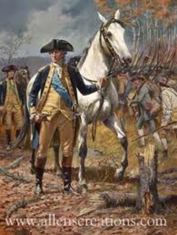 when george washington was in the british army