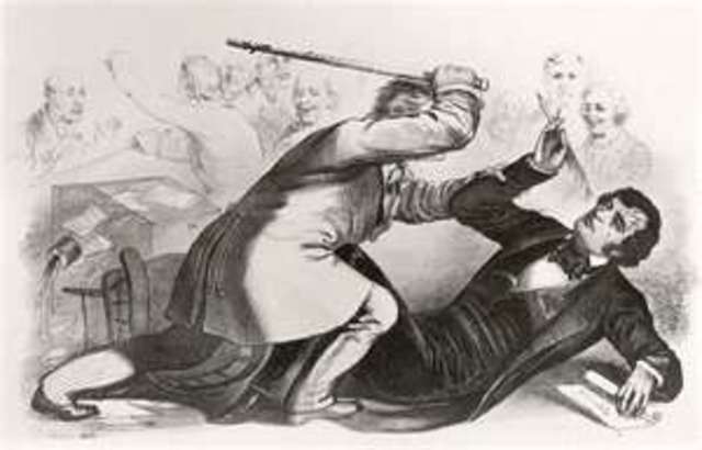 charles sumner beaten