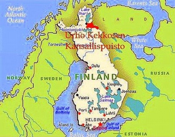 Finland surrenders to the Soviet Union