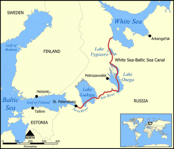 Work begins on the White Sea-Baltic Sea Canal (Belomorkanal), the first major project that employed forced labor (the 100,000 prisoners of the Belbaltlag camp)