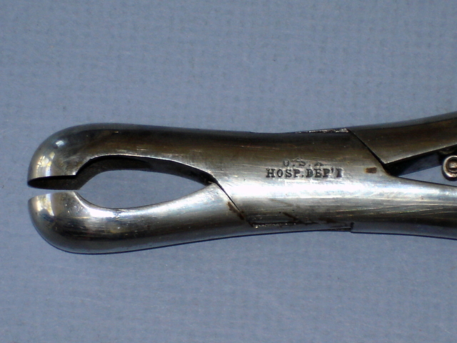 Gnawing bone forceps