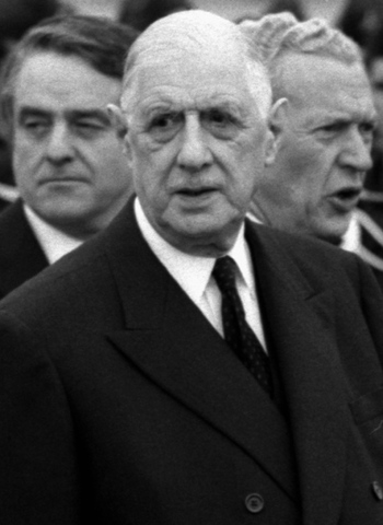 De Gaulle leaves office. Georges Pompidou elected president.