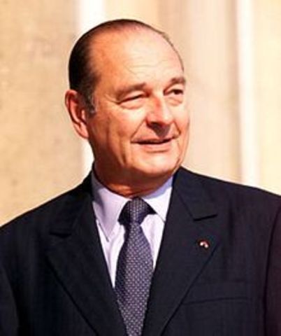 Centre-right victory in legislative elections of 1986 leads to "co-habitation" - a left-wing president and a right-wing prime minister, Jacques Chirac.