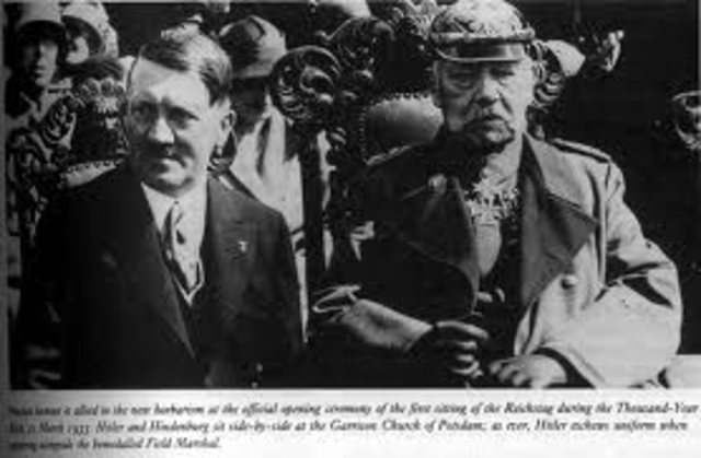 Hitler helped to power.