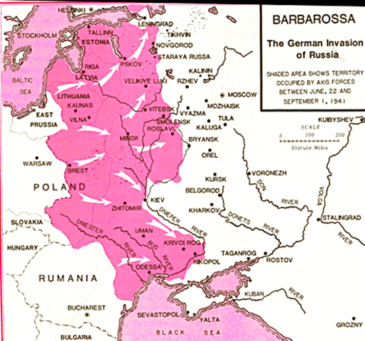 Hitler launches a surprise invasion