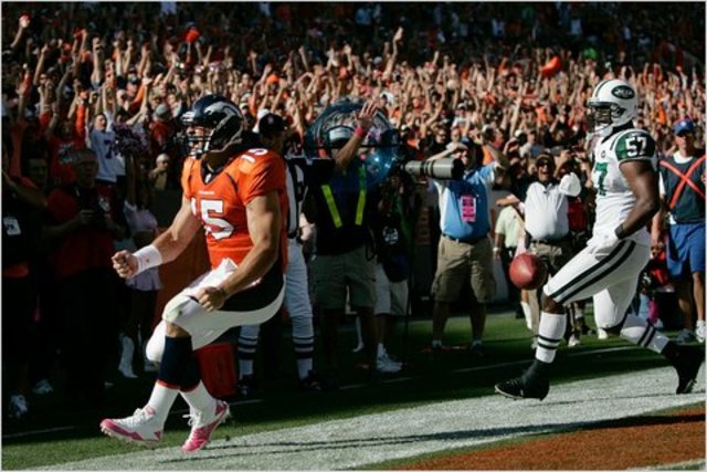 Tim's first NFL touchdown