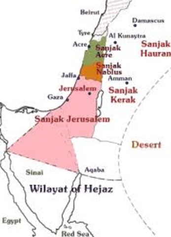 Emigrates to Ottoman Palestine