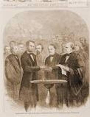 Abraham Lincoln Sworn In