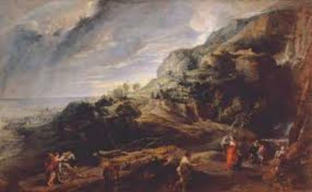 Odysseus returns to Ithica