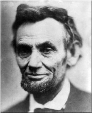Abrahm lincoln elected predint of the united states of america