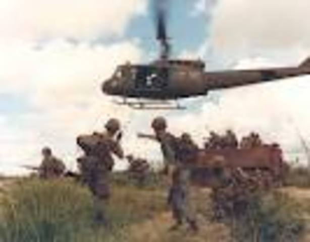 Start of the Vietnam war