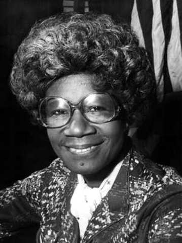 Shirley Chisholm was the first black woman elected to Congress.
