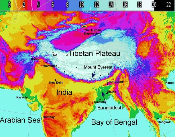 Severe thunderstorm and a tornado in Bangladesh