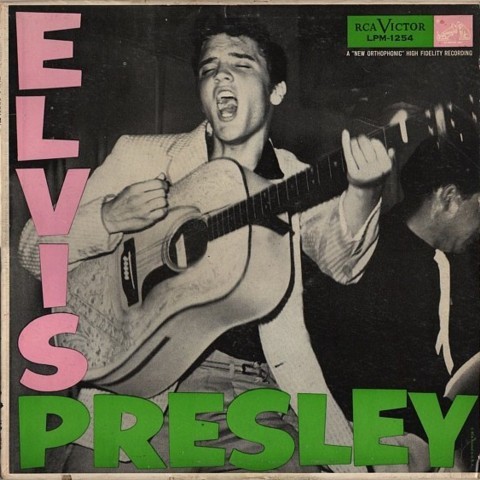 Elvis Presley starts to release his songs