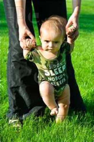 standing up for the first time