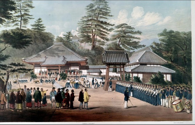 Commodore Perry reopens Japan