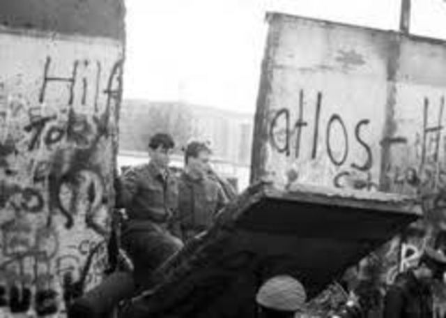 Berlin Wall falls