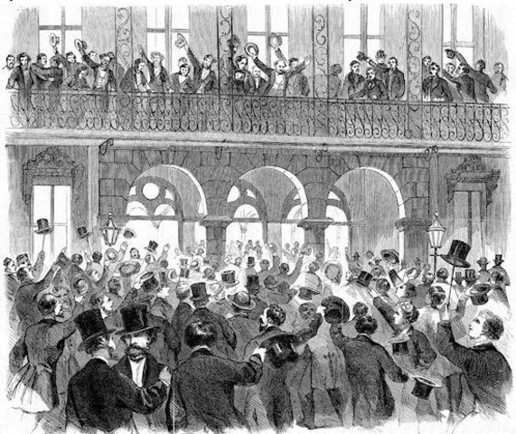 The South Carolina legislature calls a convention to consider whether the State should secede from the Union