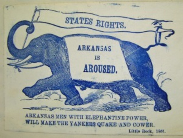 Arkansas Seceds From The Union