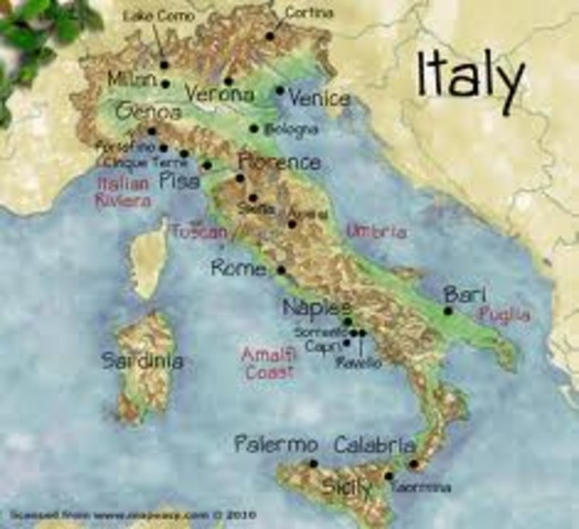 Il a voyagé au France et Italy