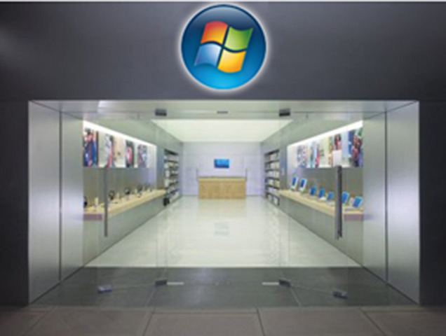 microsoft launches its first retail store