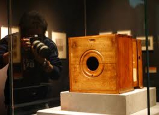 The first camera was invented