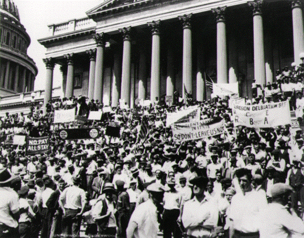 WWI Veterans Camp in Washington