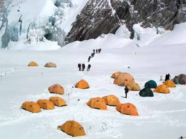 Left camp 2 which was at 21,300 feet