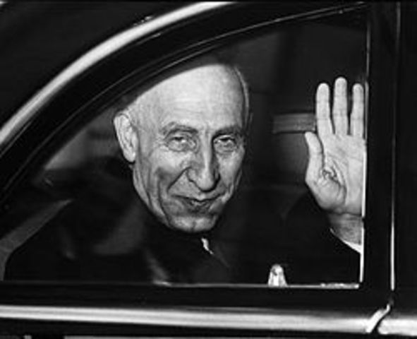Planing the overthrow of Mossadegh