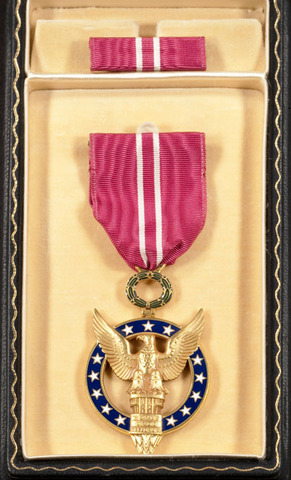 Receved Presidential medal for merit