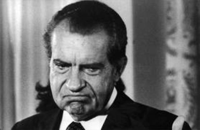 U.S. President Nixon Resigns
