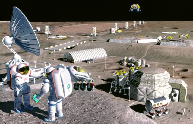 Expansion of Moon bases