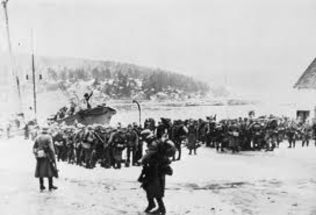 Germany Enters Norway and Denmark