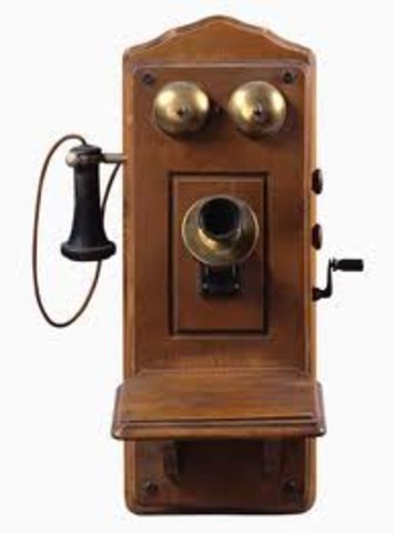 Telephones first designed with number.