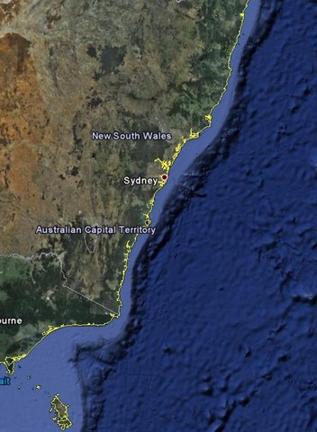 Leaves Sydney, Australia