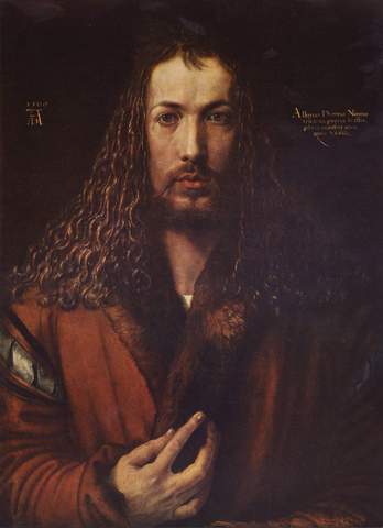 Albrecht Dürer - Autoportrait à la fourrure