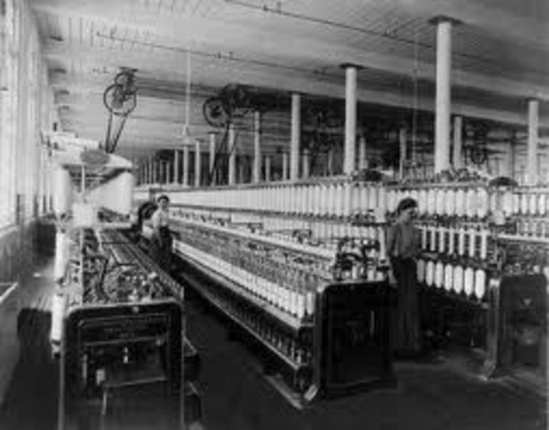 First Textile factory  built in the USA