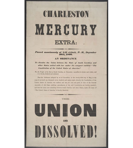 South Carolina Secedes