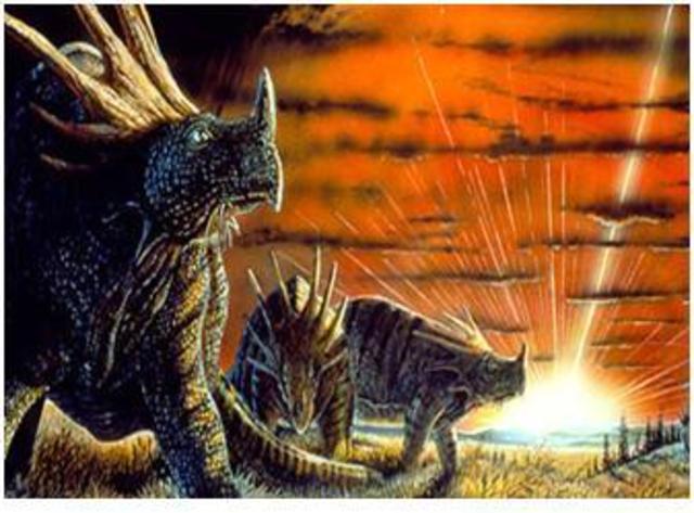 Se extinguen los dinosaurios