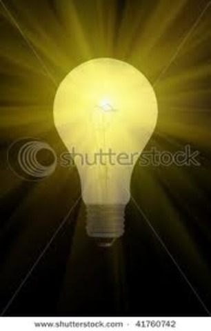 Invention of the first electric light