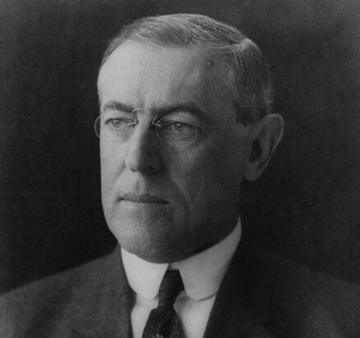 Woodrow Wilson  wins Presidency