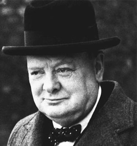 Churchill dies of  stroke